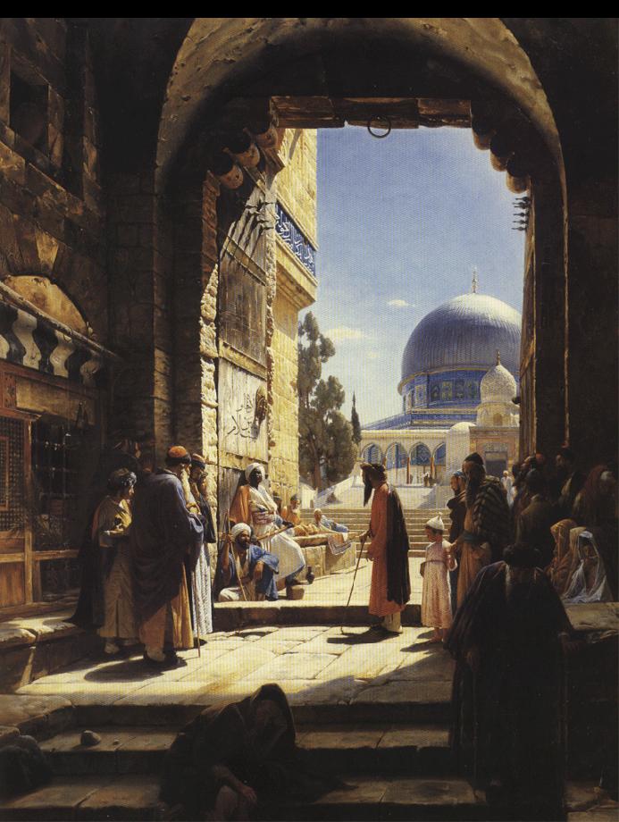 Gustav Bauernfeind At the Entrance to the Temple Mount, Jerusalem